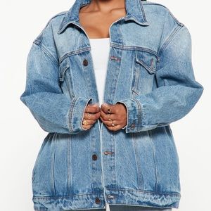 Denim Jacket- medium blue wash
